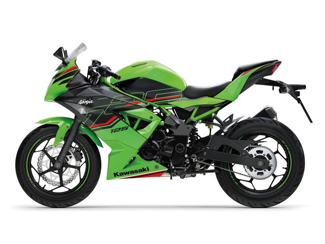 Motocykl Kawasaki Ninja 125 zelená KRT / 2024