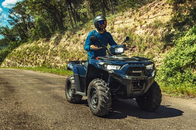 Čtyřkolka Kawasaki Brute Force 450 T-CAT modrá