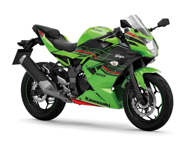 Motocykl Kawasaki Ninja 125 zelená KRT / 2024