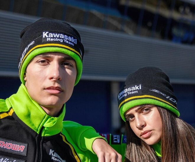 Zimní čepice Kawasaki Racing Team WSBK 2024